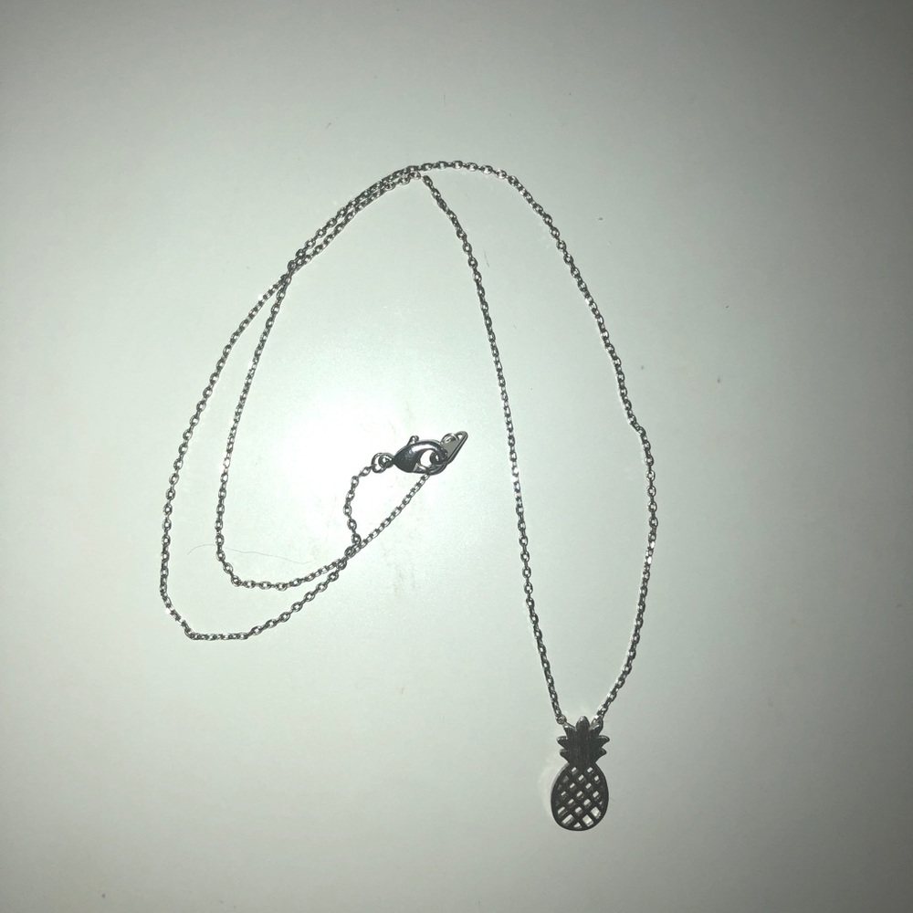 sterling silver pineapple necklace!